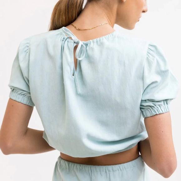 RHYTHM BETTE TOP - BLUE MIST - Picture 2 of 8